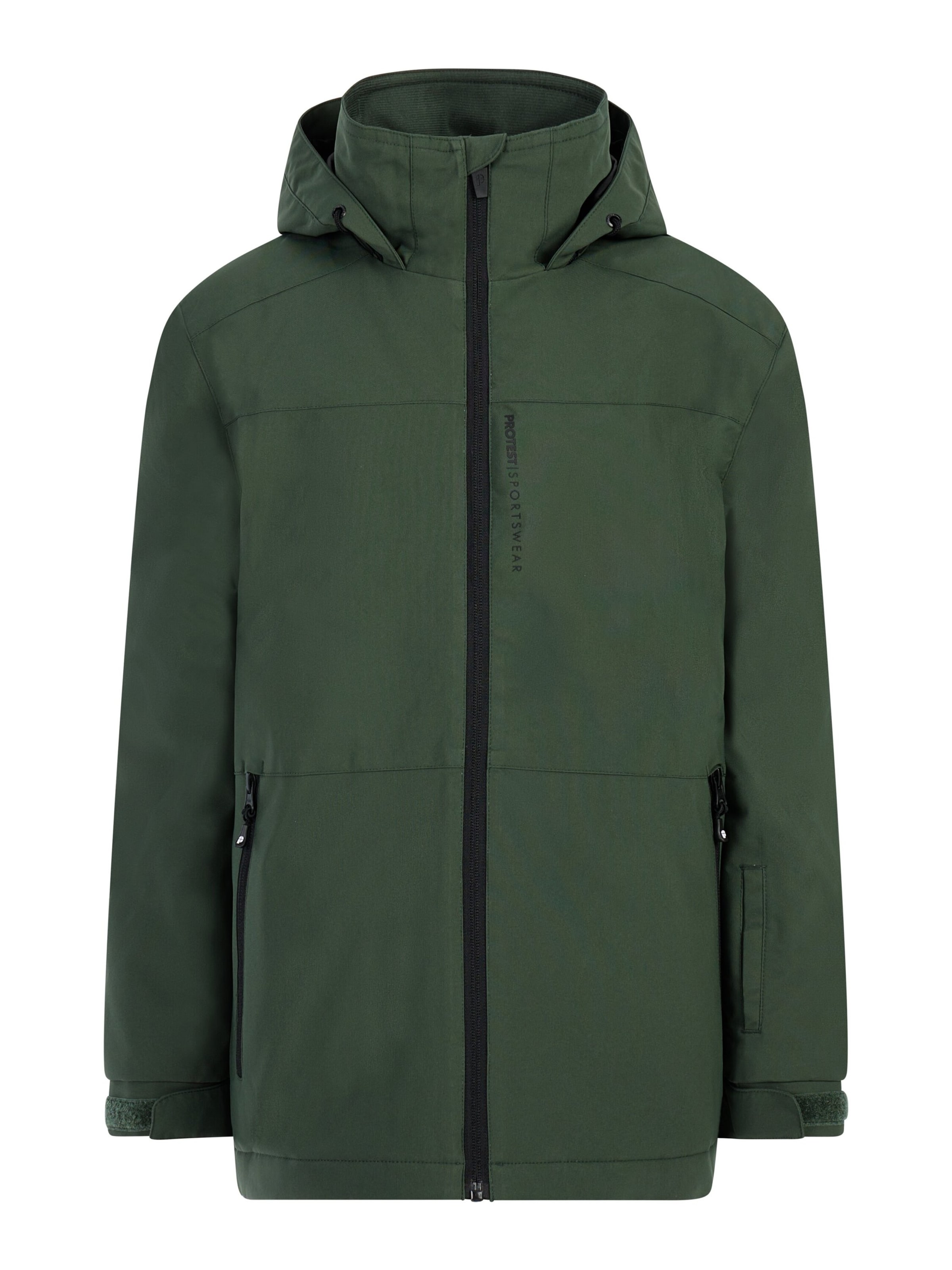 PROTEST Athletic Jacket 'PRTFlynto JR' in Green: front