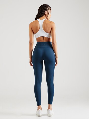 NIKE Skinny Sportbyxa 'ONE' i blå