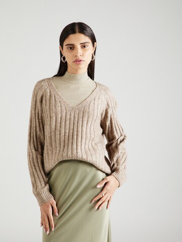 Gina Tricot Pullover in Beige: predná strana