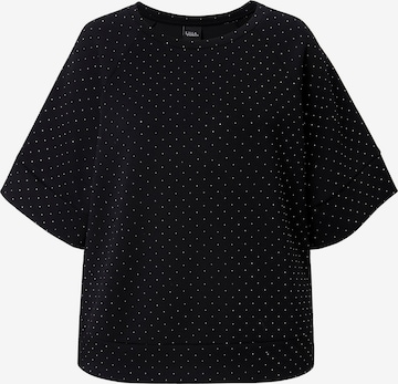 Ulla Popken Shirt in Schwarz: Vorderseite