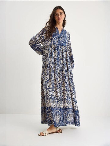 Abito camicia di Bianco Lucci in blu