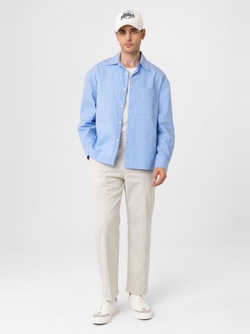 Coupe regular Chemise 'Jimin' Antioch en bleu
