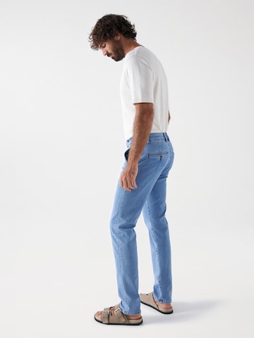 Coupe slim Jean Salsa Jeans en bleu