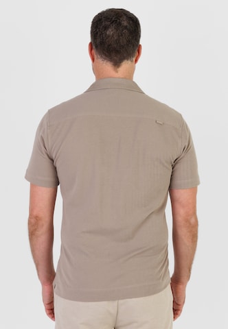 Kleinigkeit Regularny krój Koszula 'Relaxel Schulz' w kolorze szary