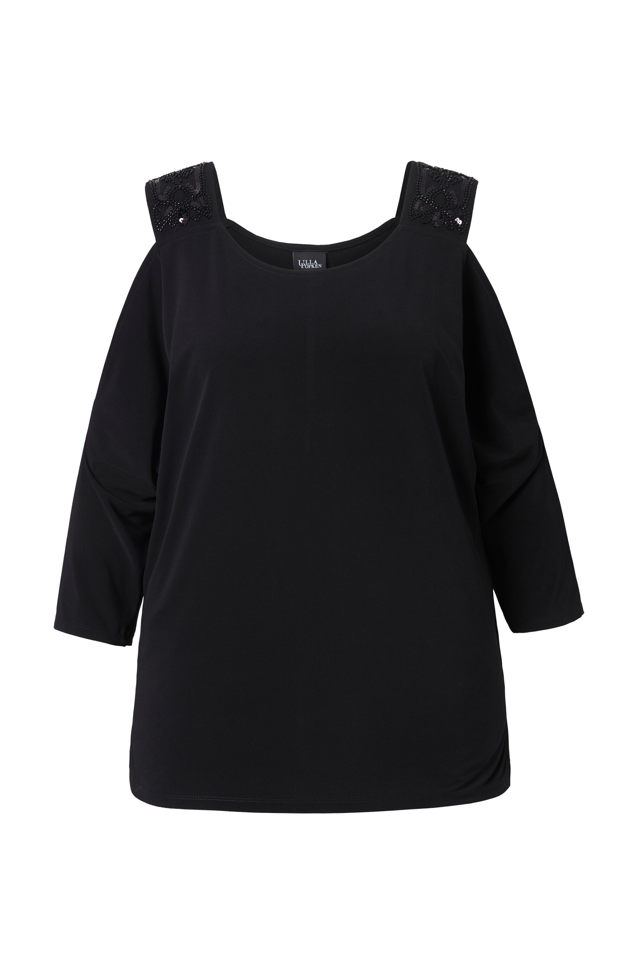 Ulla Popken Shirt in Black: front