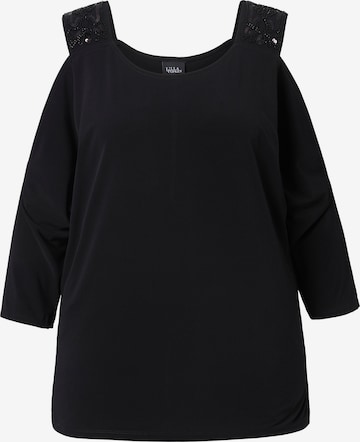 Ulla Popken Shirt in Black: front
