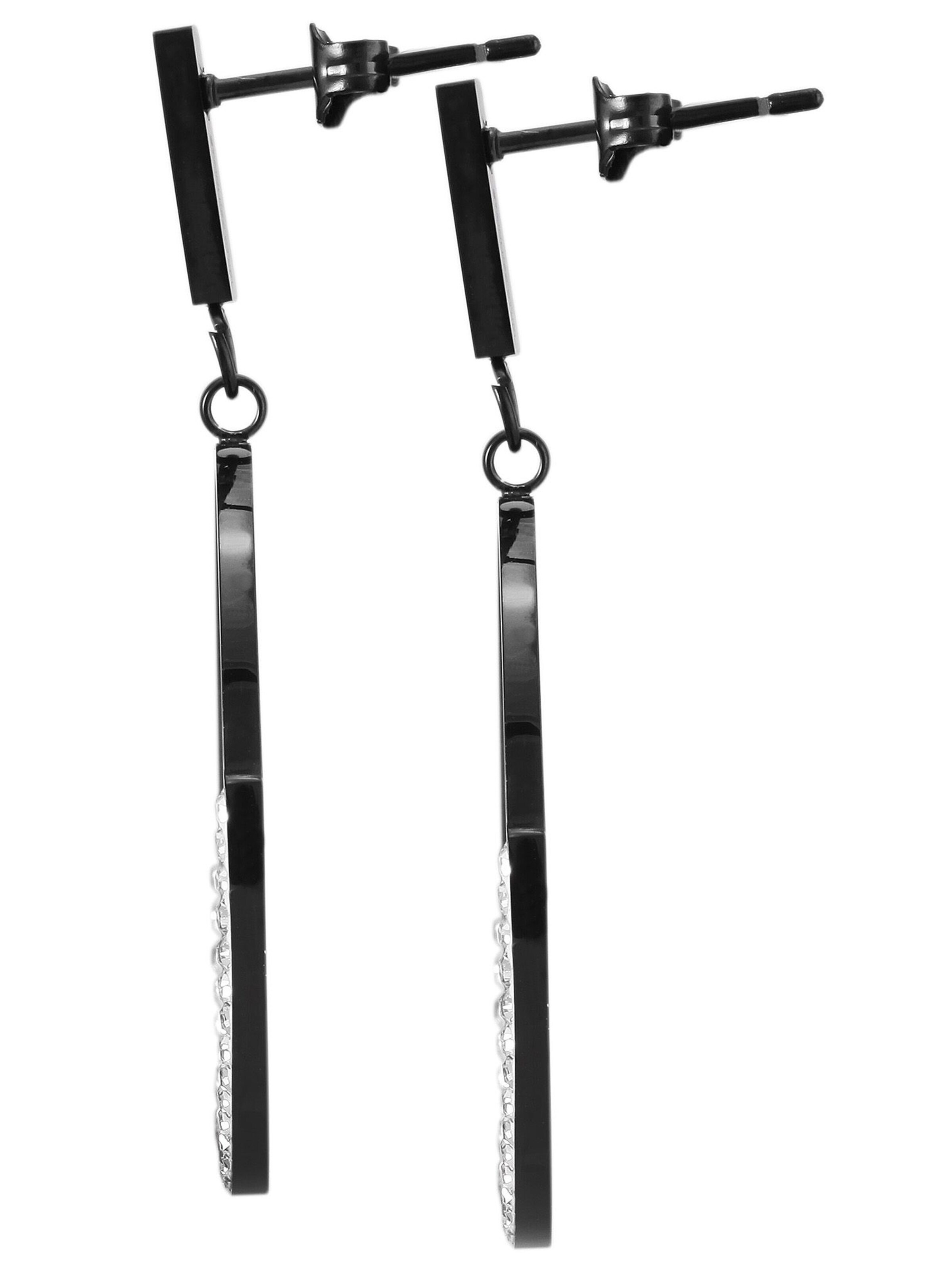 Akzent Earrings 'Alani, hautverträglich' in Black: front