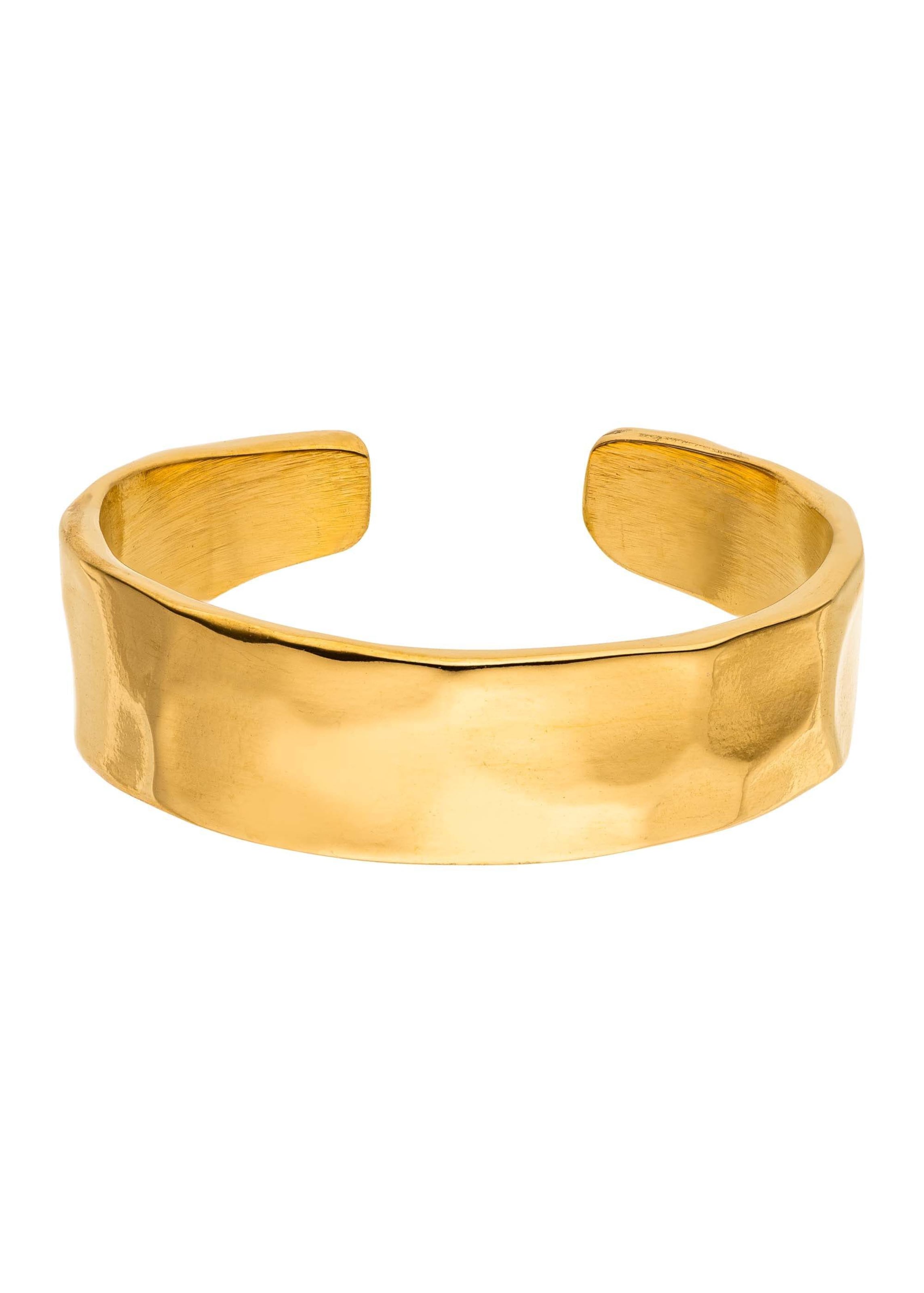 PURELEI Ring 'Big Shiny Adjustable' in Gold: front