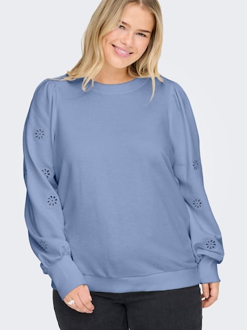 ONLY Carmakoma Sweatshirt 'CARFemme' i blå