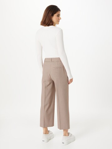 s.Oliver Wide leg Pleated Pants in Beige