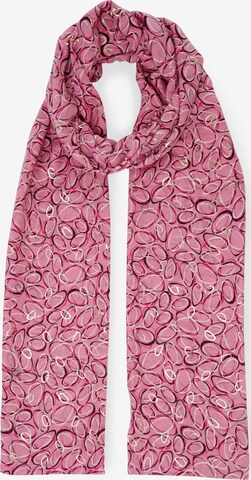 HARPA Scarf 'MANDALA' in Pink: front