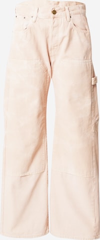 G-Star RAW Loosefit Jeans 'Bowey 3D Carpenter' in Beige: voorkant