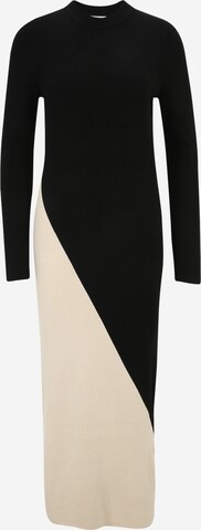 OBJECT Tall Pletené šaty - Čierna: predná strana