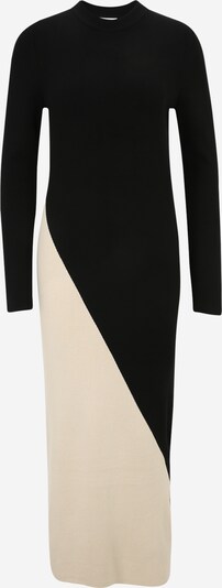 OBJECT Tall Gebreide jurk in de kleur Beige / Zwart, Productweergave