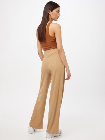 ONLY Wide leg Pants 'Nella' in Brown