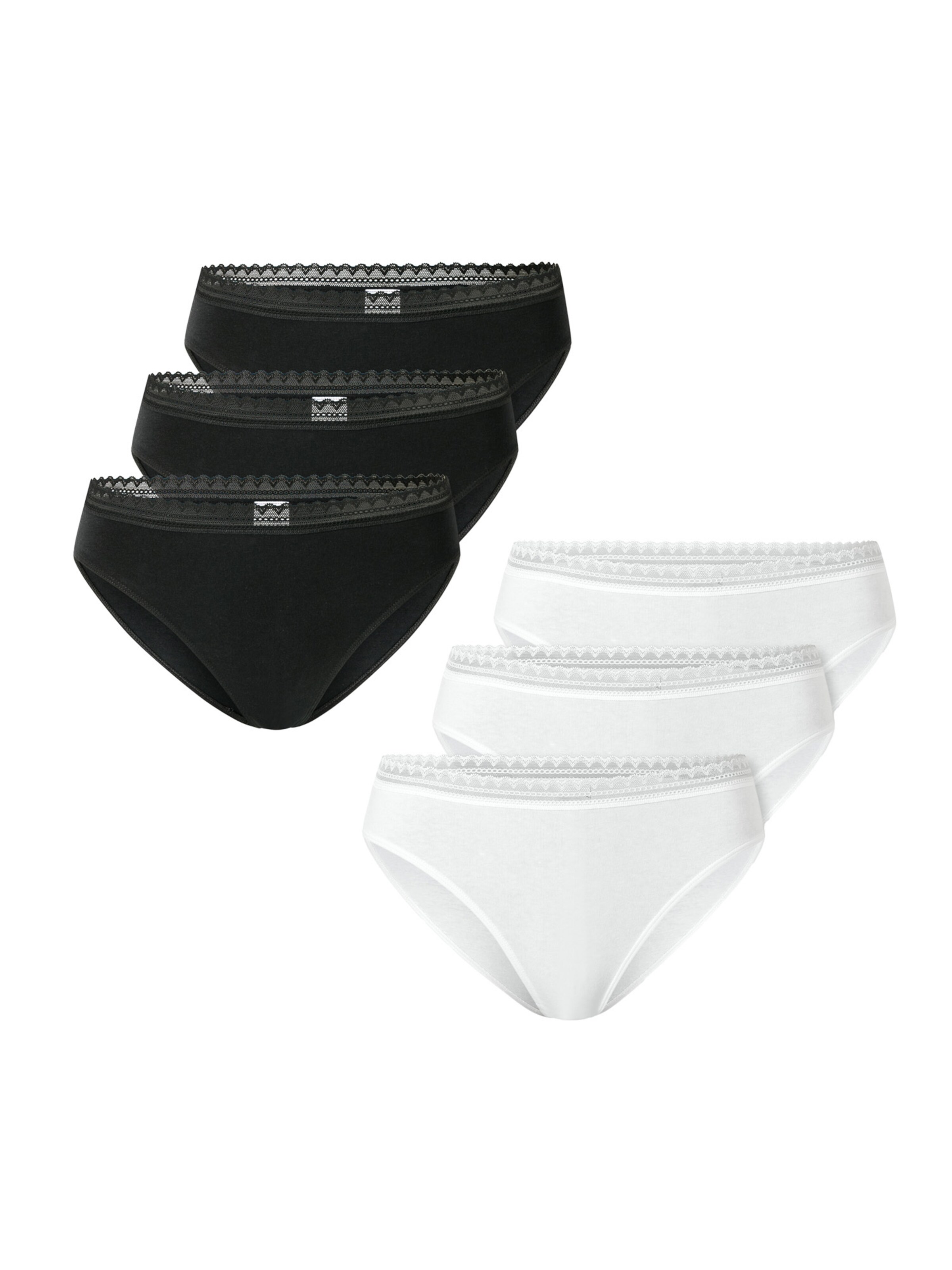 SCHIESSER Slip ' Modern Multipacks ' in Black: front