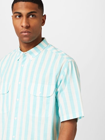 Levi's Skateboarding Comfort fit Button Up Shirt 'Skate SS Woven' in Blue