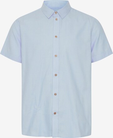 !Solid Regular fit Overhemd ' PETE ' in Blauw: voorkant