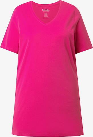 Ulla Popken Shirt in Pink: Vorderseite