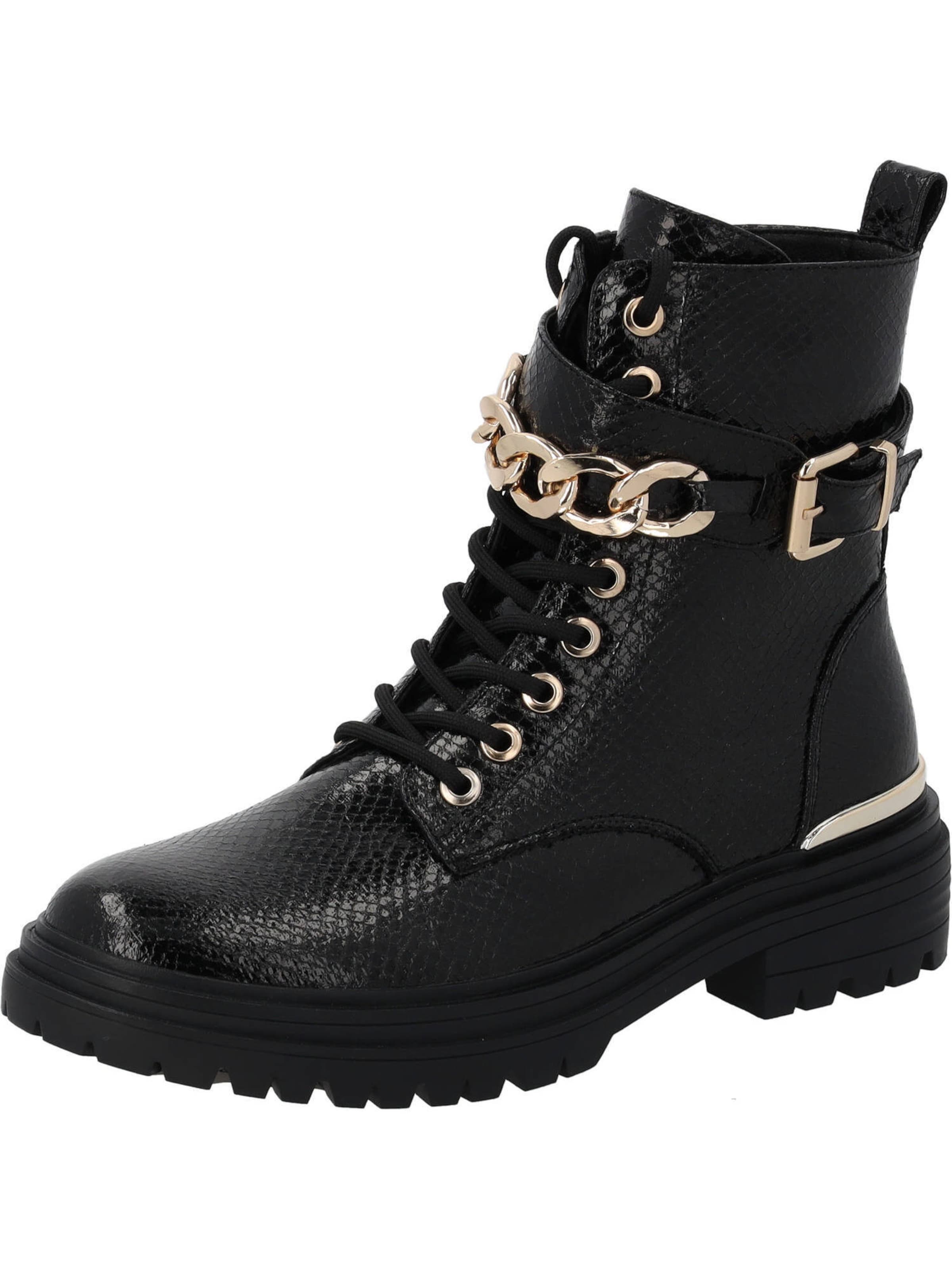 Palado Lace-up bootie 'Nasolia' in Black: front