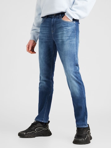 BOSS Black Slimfit Jeans 'Delaware' in Blau: predná strana