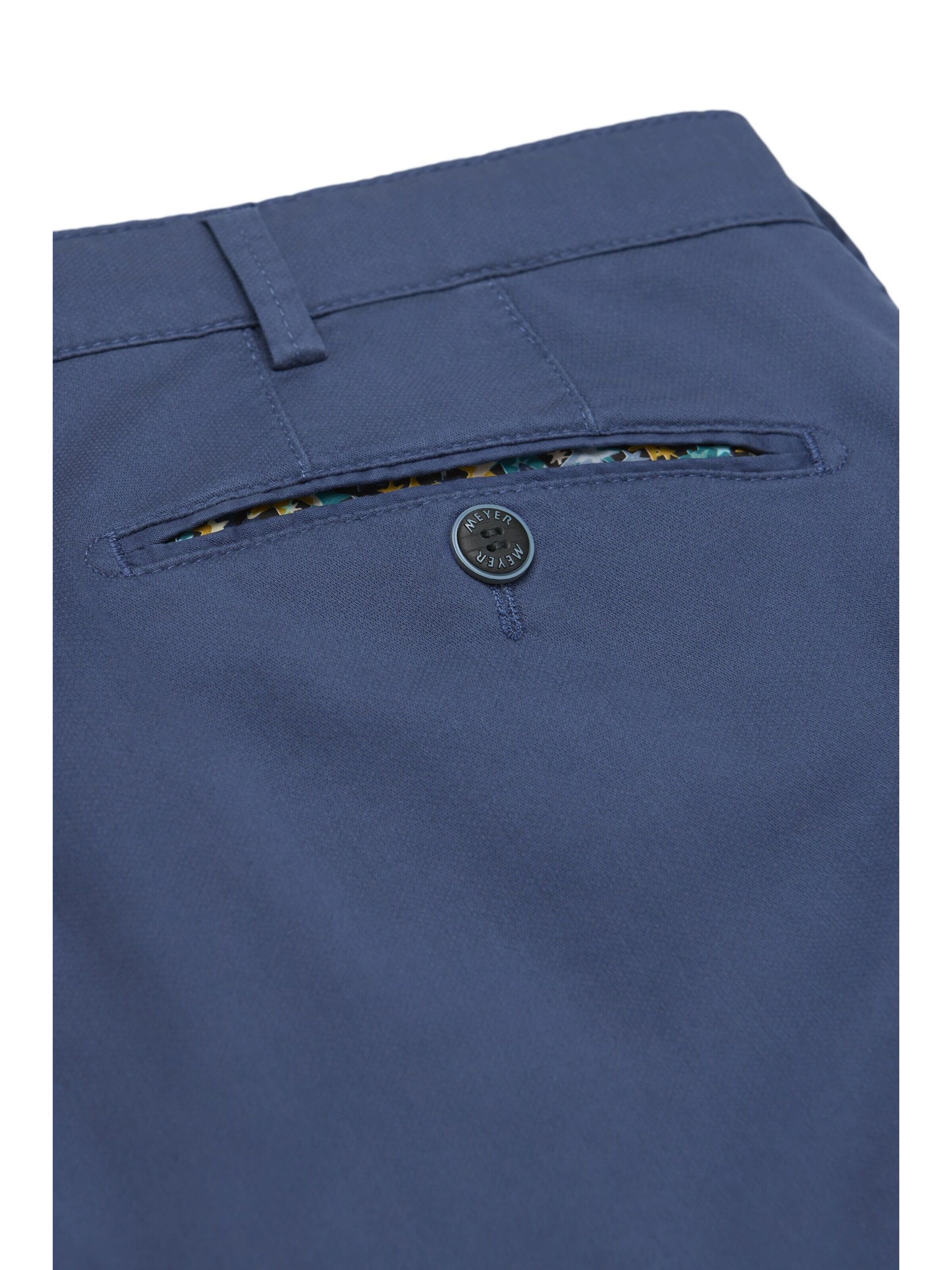 MEYER Regular Chino 'Bonn 1-5075' in Blauw