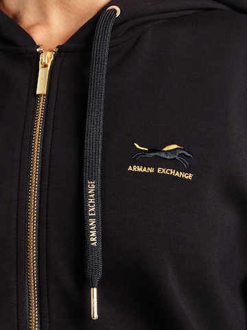 ARMANI EXCHANGE Tréning dzseki - fekete