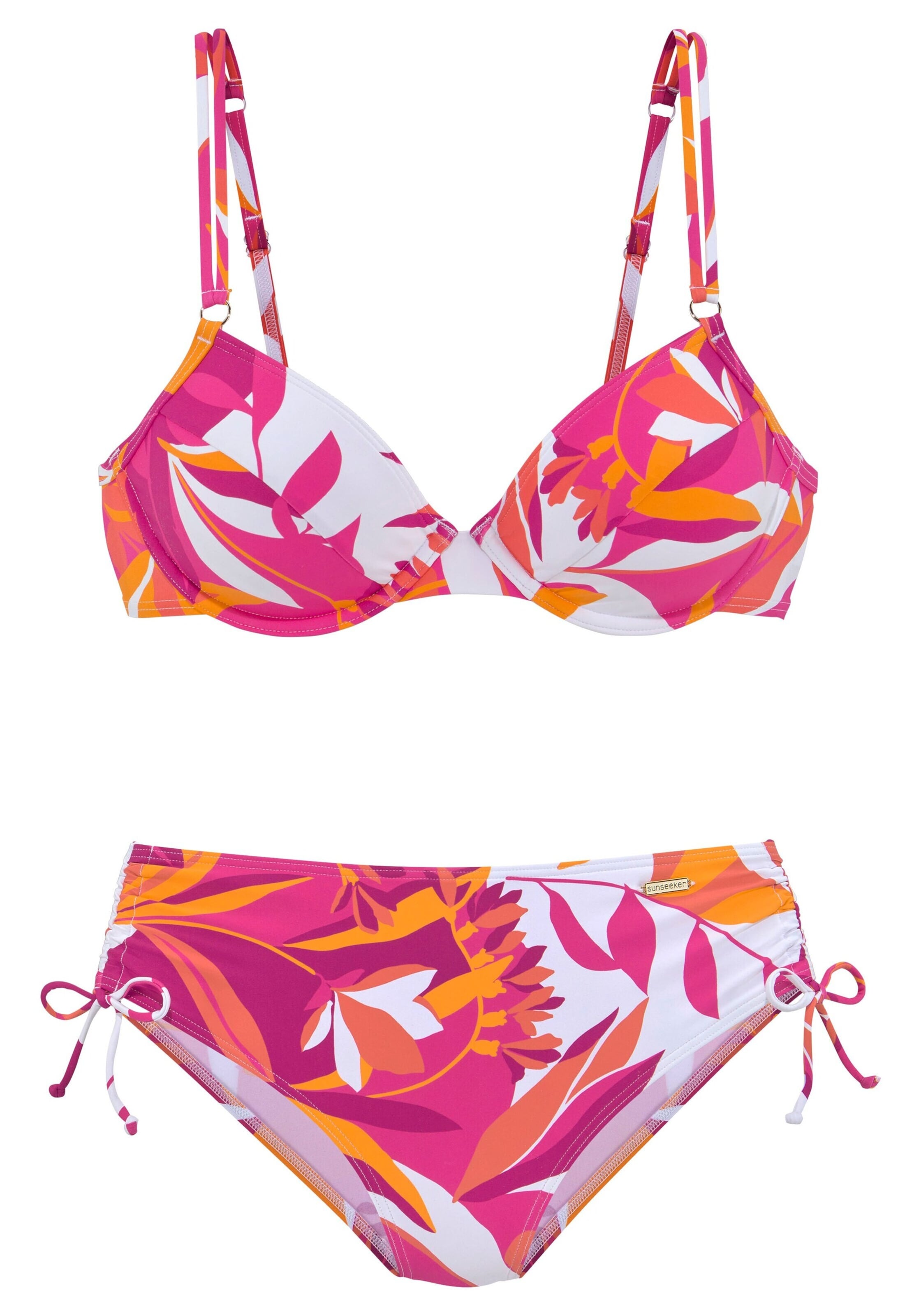 Push-up Bikini SUNSEEKER en rose : devant
