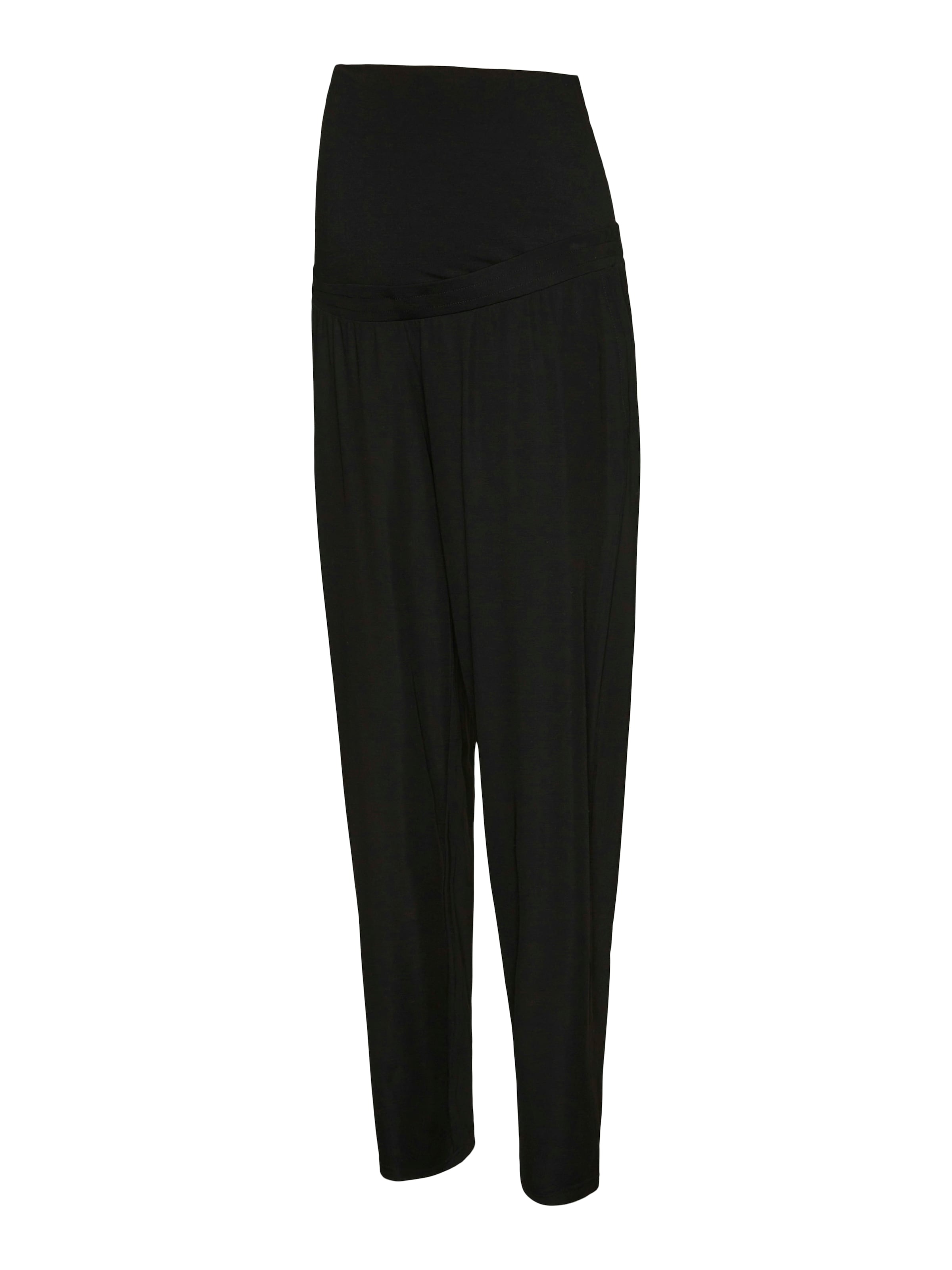 MAMALICIOUS Обычный Штаны 'MLZABRINA' в Черный: спереди