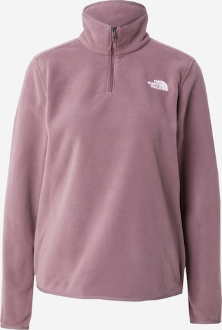 Pullover sportivo 'Glacier' di THE NORTH FACE in lilla: frontale