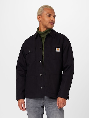 Carhartt WIPPrijelazna jakna 'Michigan' - crna boja: prednji dio