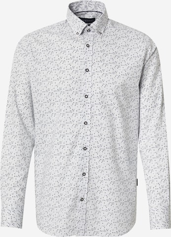 bugatti - Regular Fit Camisa em verde: frente