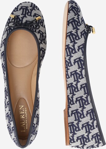 Lauren Ralph Lauren Ballet Flats 'JAYNA II' in Blue