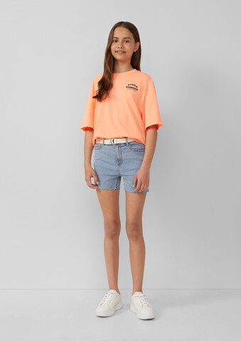 Coupe slim Jean 'Suri' s.Oliver en bleu : devant