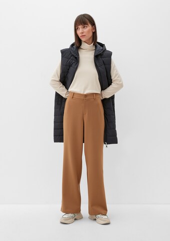 s.Oliver Wide leg Trousers in Brown
