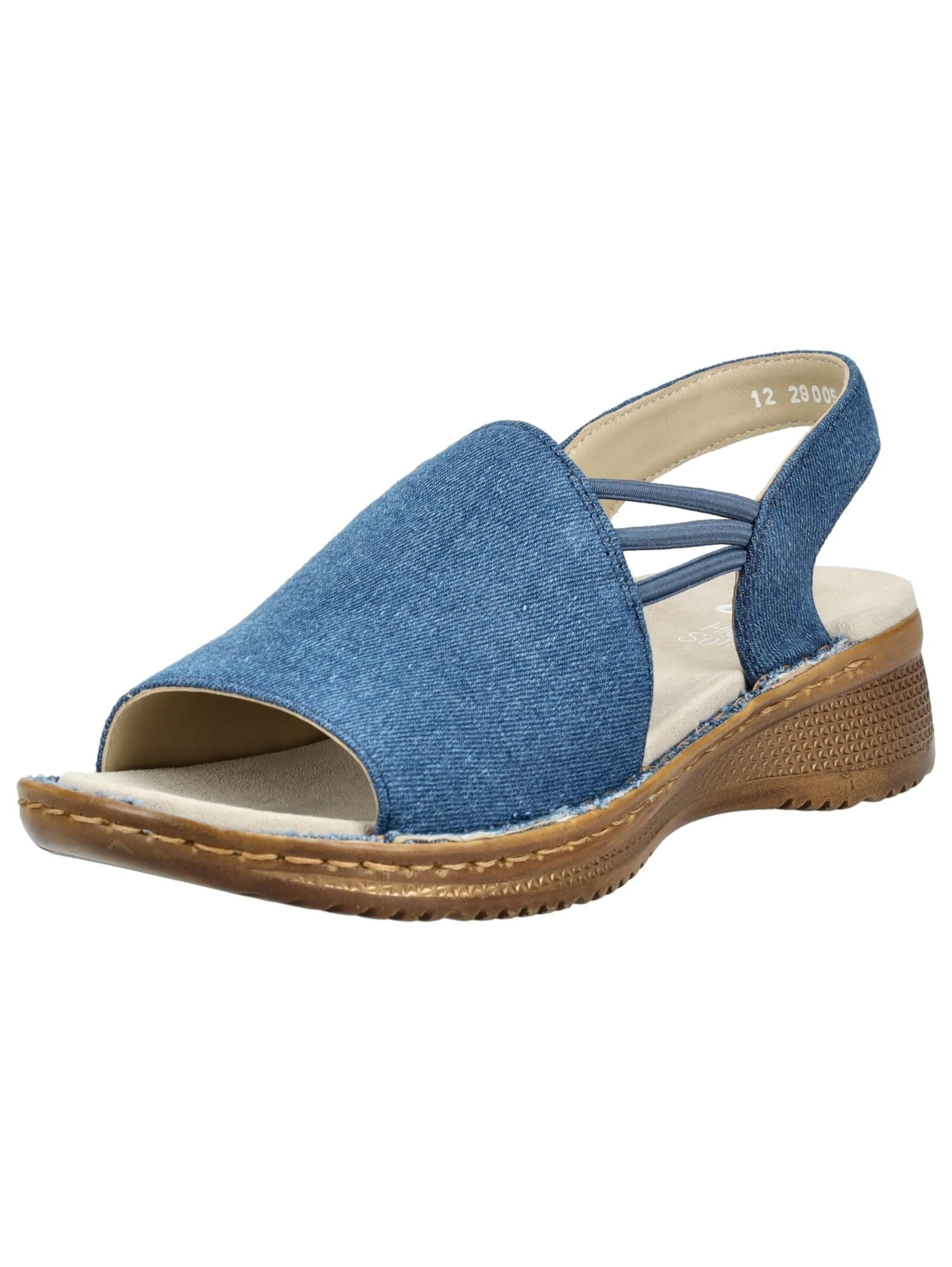 ARA Strap sandal in Blue: front