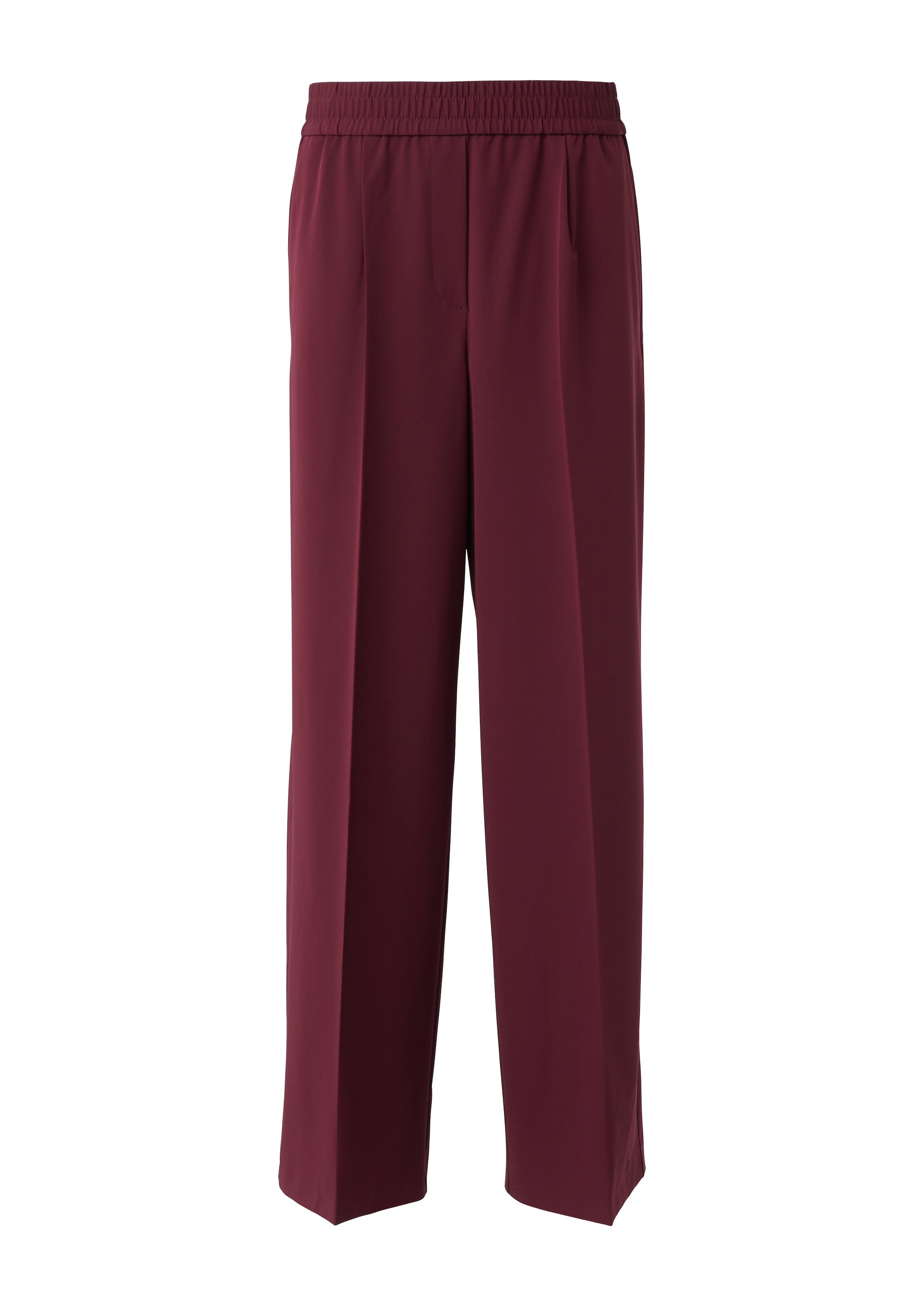 Wide Leg Pantalon comma casual identity en rose : devant