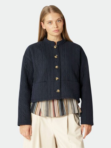 ILSE JACOBSEN Between-season jacket in Blue: front