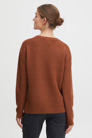 Oxmo Sweater 'Milla' in Brown
