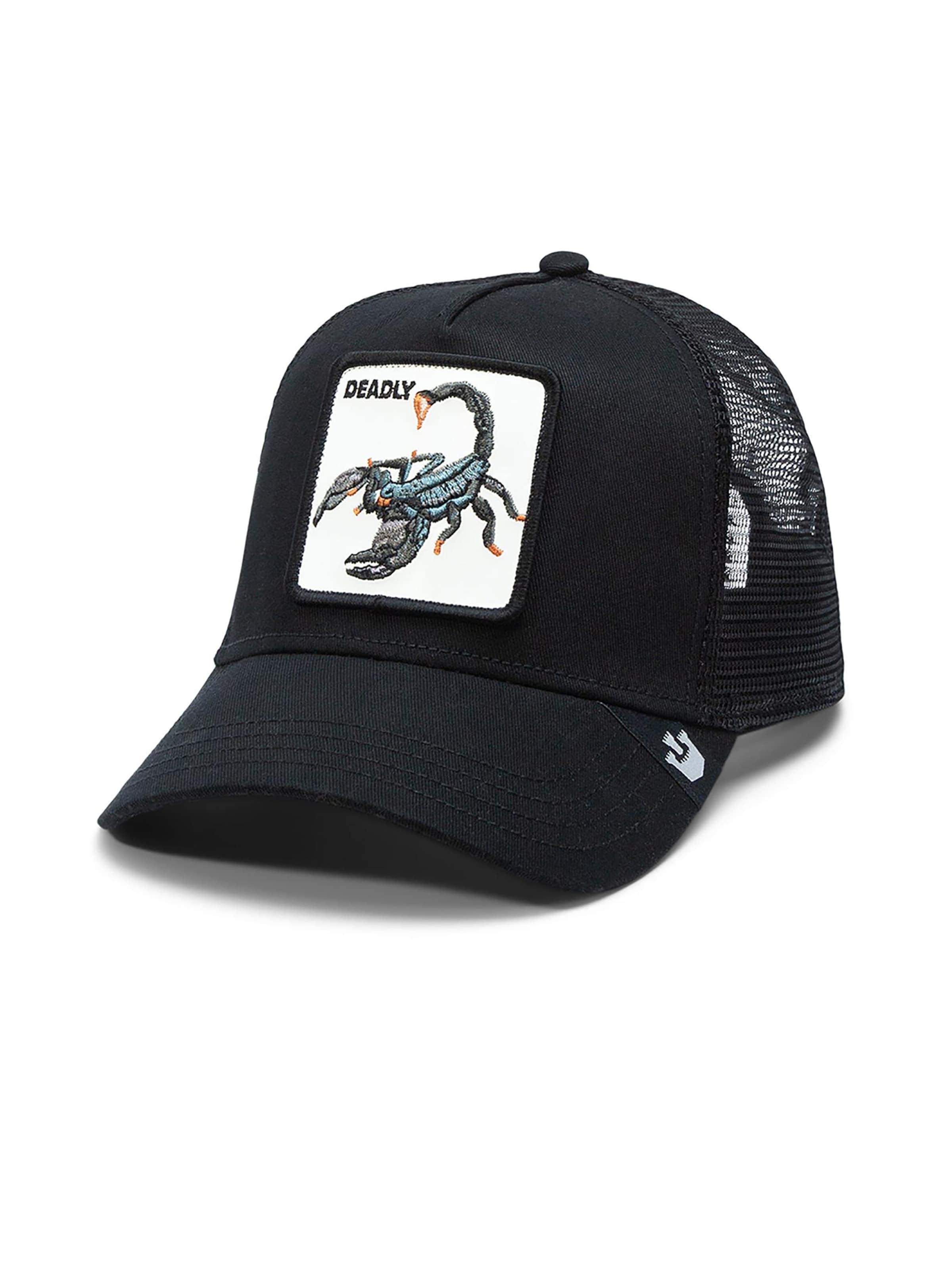 GOORIN Bros. Cap 'The Deadliest Scorpion' in Black: front