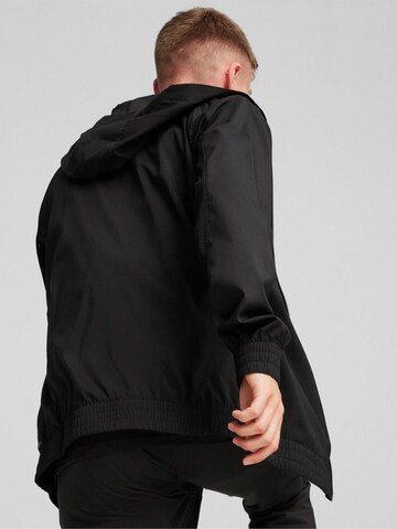 PUMA Sportjas 'Puma Fit Woven Full Zip Jacket' in Zwart