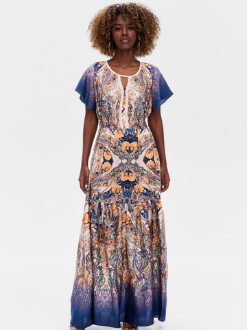 Blue Shadow Kleid‌ in Mischfarben