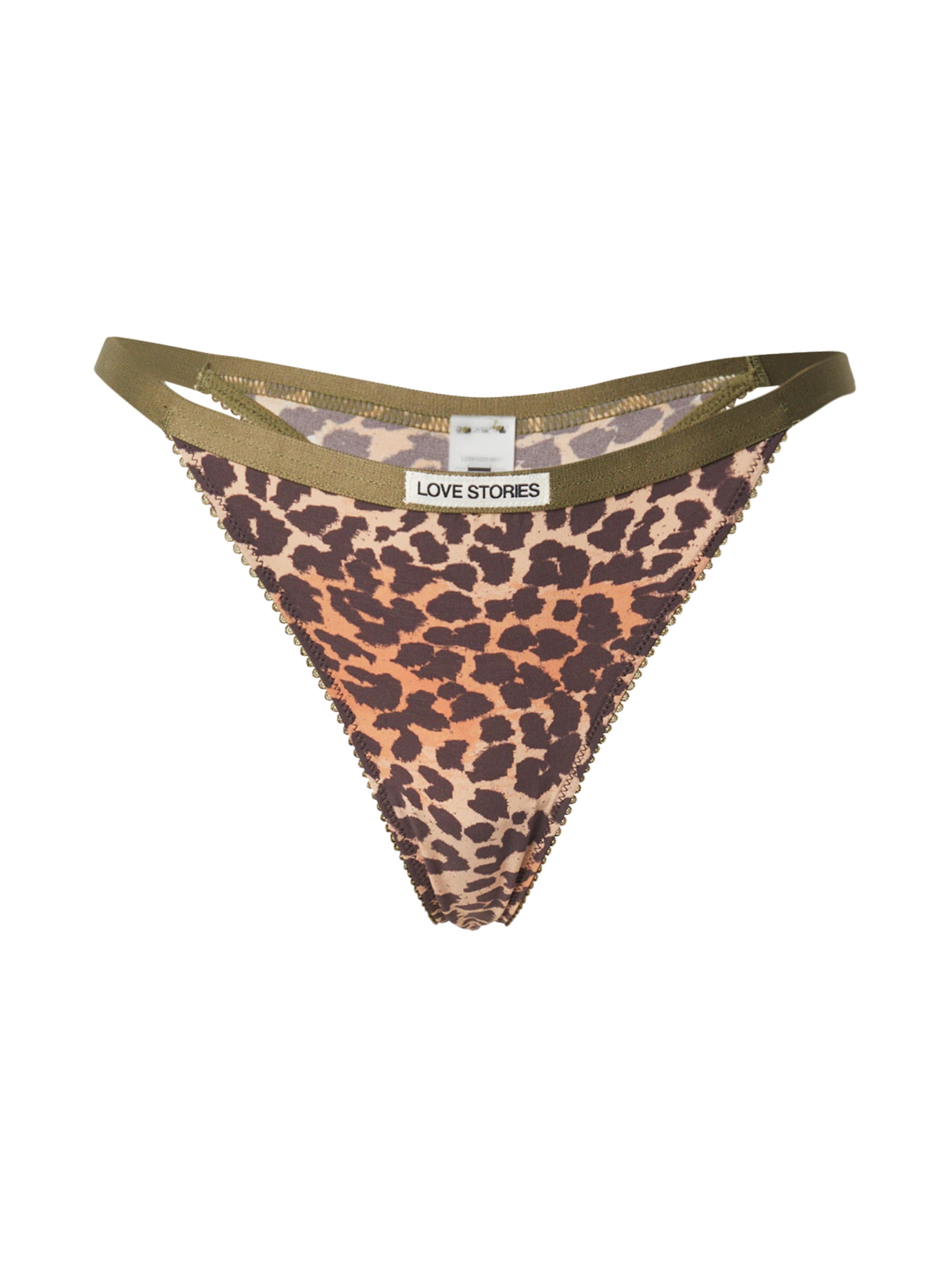 Tanga 'Roomservice' de la LOVE Stories pe maro: față