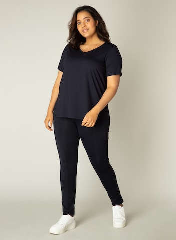 BASE LEVEL CURVY Shirt 'Alba' in Black