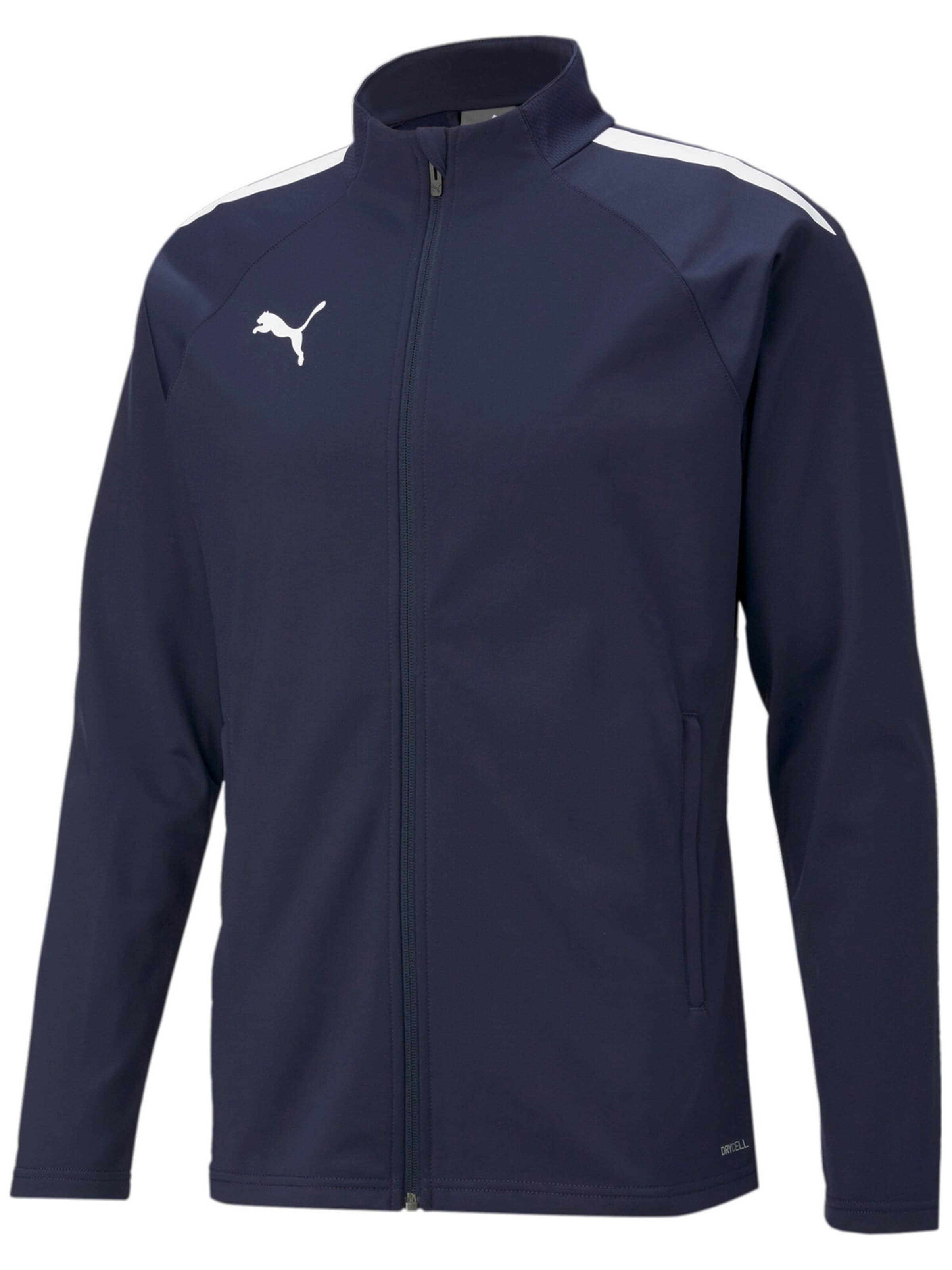PUMA - Chaqueta deportiva 'Puma Teamliga Training Jacket' en azul: frente