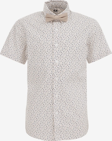 WE Fashion - Ajuste regular Camisa en blanco: frente