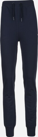 FILA Tapered Broek in Blauw: voorkant