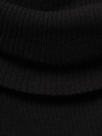 Robes en maille 'Palace' MANGO en noir