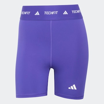 ADIDAS PERFORMANCE Skinny Workout Pants 'All Me' in Purple