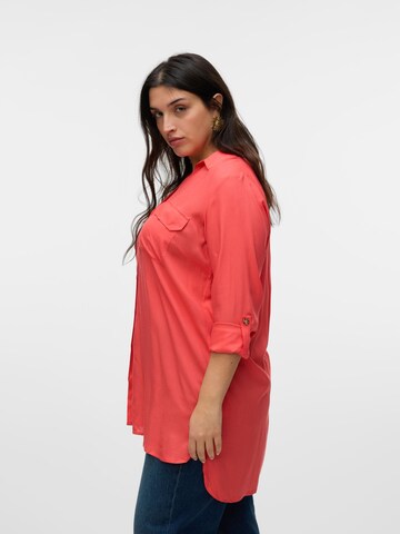 Chemisier 'VMCBumpy' Vero Moda Curve en rose